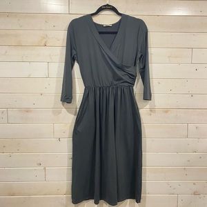 Reb in J. wrap bodice dress EUC